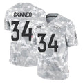 Kooe D.Broncos #34 JL Skinner Player Arctic Camo Salute To Service Limited Stitched Jerseys