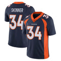Kooe D.Broncos #34 JL Skinner Player Navy Vapor Untouchable Limited Game Stitched Jerseys