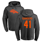 Kooe D.Broncos #41 Drew Sanders Player Ash One Color Pullover Hoodie Limited Stitched Jerseys
