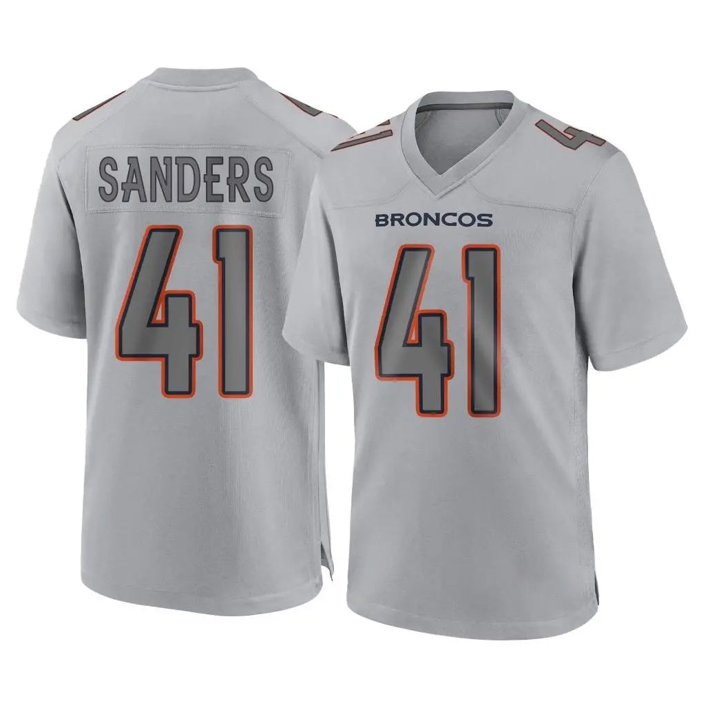 Kooe D.Broncos #41 Drew Sanders Player Gray Atmosphere Fashion Limited Game Stitched Jerseys