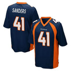 Kooe D.Broncos #41 Drew Sanders Player Navy Game Stitched Jerseys