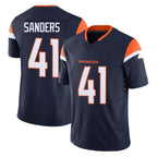 Kooe D.Broncos #41 Drew Sanders Player Navy Limited Vapor F.U.S.E. Home Game Stitched Jerseys
