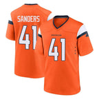 Kooe D.Broncos #41 Drew Sanders Player Orange Home Game Stitched Jerseys
