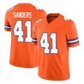 Kooe D.Broncos #41 Drew Sanders Player Orange Limited Alternate Vapor F.U.S.E. Throwback Game Stitched Jerseys