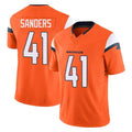 Kooe D.Broncos #41 Drew Sanders Player Orange Vapor F.U.S.E. Limited Home Game Stitched Jerseys