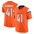 Kooe D.Broncos #41 Drew Sanders Player Orange Vapor F.U.S.E. Limited Home Game Stitched Jerseys