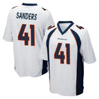 Kooe D.Broncos #41 Drew Sanders Player White Game Stitched Jerseys