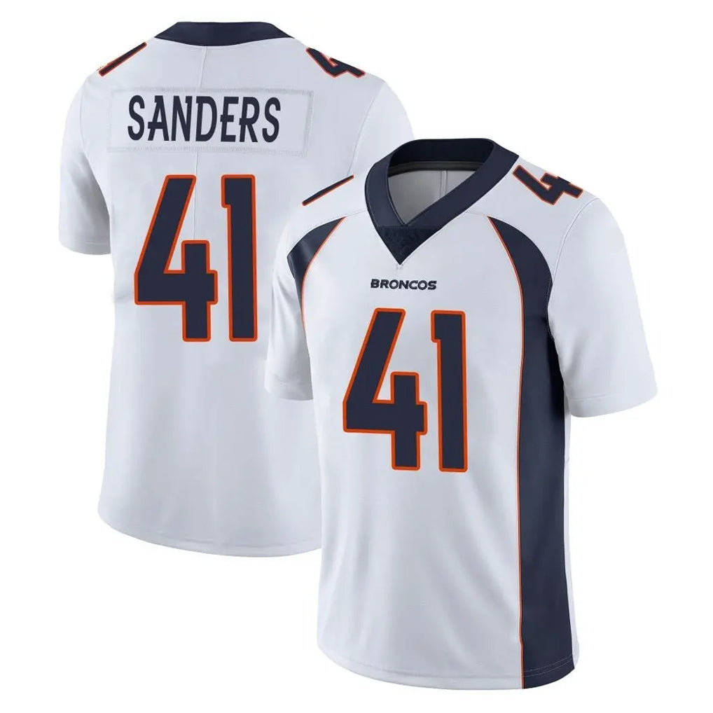 Kooe D.Broncos #41 Drew Sanders Player White Vapor Untouchable Limited Home Game Stitched Jerseys