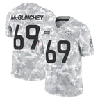 Kooe D.Broncos #69 Mike McGlinchey Player Arctic Camo Salute To Service Limited Stitched Jerseys