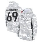 Kooe D.Broncos #69 Mike McGlinchey Player Arctic Camo Salute to Service Hoodies Limited Game Stitched Jerseys