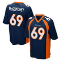 Kooe D.Broncos #69 Mike McGlinchey Player Navy Game Stitched Jerseys