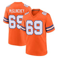 Kooe D.Broncos #69 Mike McGlinchey Player Orange Alternate Collection Throwback Game Stitched Jerseys