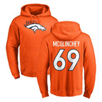 Kooe D.Broncos #69 Mike McGlinchey Player Orange Pullover Hoodie Limited Stitched Jerseys