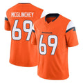 Kooe D.Broncos #69 Mike McGlinchey Player Orange Vapor F.U.S.E. Limited Home Game Stitched Jerseys