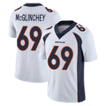 Kooe D.Broncos #69 Mike McGlinchey Player White Vapor Untouchable Limited Home Game Stitched Jerseys