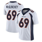Kooe D.Broncos #69 Mike McGlinchey Player White Vapor Untouchable Limited Home Game Stitched Jerseys