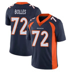 Kooe D.Broncos #72 Garett Bolles Player Navy Vapor Untouchable Limited Game Stitched Jerseys