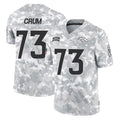 Kooe D.Broncos #73 Frank Crum Player Arctic Camo Salute To Service Limited Stitched Jerseys