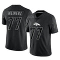 Kooe D.Broncos #77 Quinn Meinerz Player Black Reflective Limited Stitched Jerseys