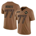 Kooe D.Broncos #77 Quinn Meinerz Player Brown Salute To Service Limited Stitched Jerseys