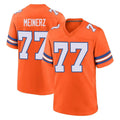 Kooe D.Broncos #77 Quinn Meinerz Player Orange Alternate Collection Throwback Game Stitched Jerseys