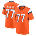 Kooe D.Broncos #77 Quinn Meinerz Player Orange Home Game Stitched Jerseys
