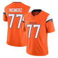 Kooe D.Broncos #77 Quinn Meinerz Player Orange Vapor F.U.S.E. Limited Home Game Stitched Jerseys