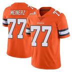 Kooe D.Broncos #77 Quinn Meinerz Player Orange Vapor Untouchable Limited Home Game Stitched Jerseys