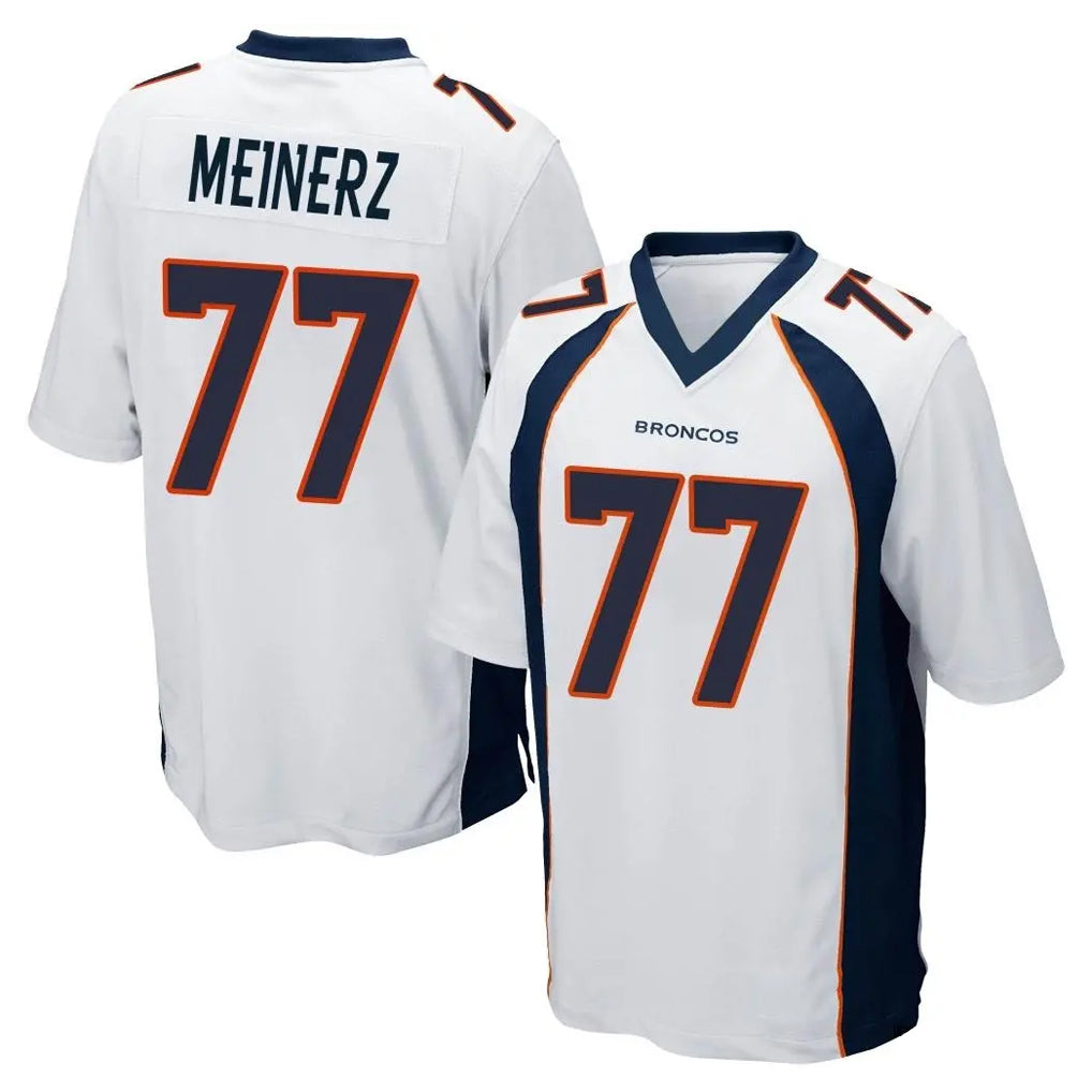 Kooe D.Broncos #77 Quinn Meinerz Player White Game Stitched Jerseys