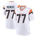 Kooe D.Broncos #77 Quinn Meinerz Player White Home Game Stitched Jerseys