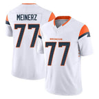 Kooe D.Broncos #77 Quinn Meinerz Player White Limited Vapor F.U.S.E. Home Game Stitched Jerseys