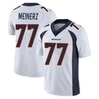 Kooe D.Broncos #77 Quinn Meinerz Player White Vapor Untouchable Limited Home Game Stitched Jerseys