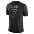 Kooe D.Broncos #7 John Elway Player Black RFLCTV Limited Stitched Jerseys