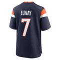 Kooe D.Broncos #7 John Elway Player Navy Home Game Stitched Jerseys
