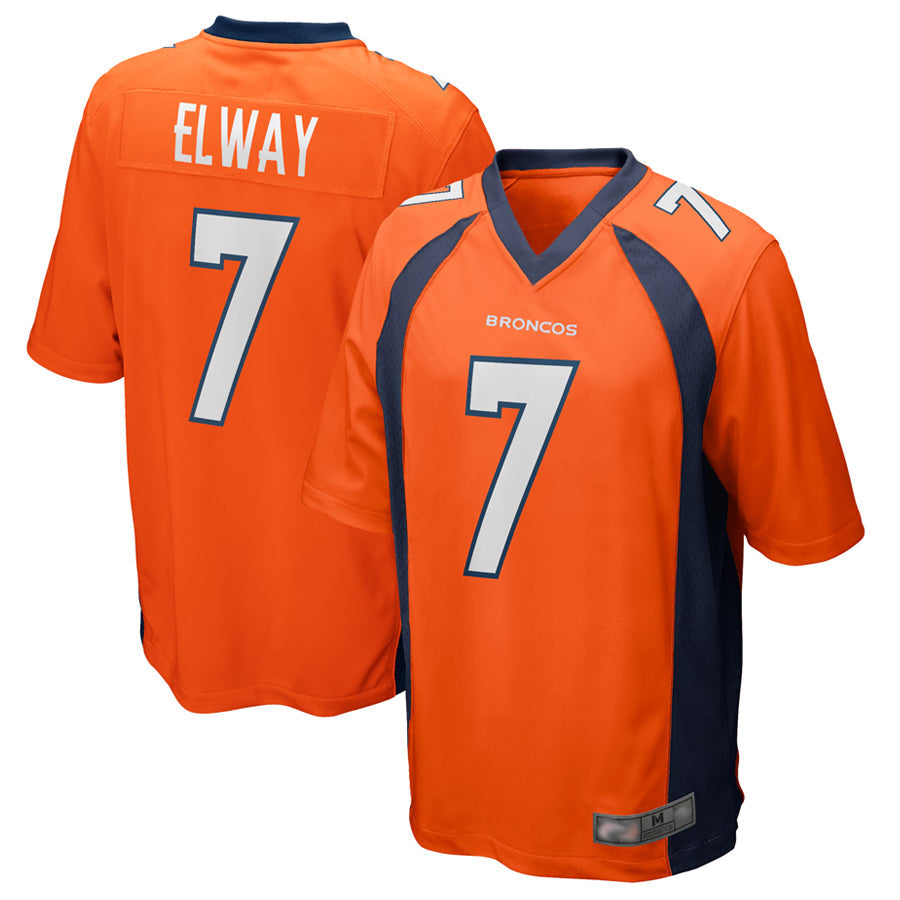 Kooe D.Broncos #7 John Elway Player Orange Game Stitched Jerseys