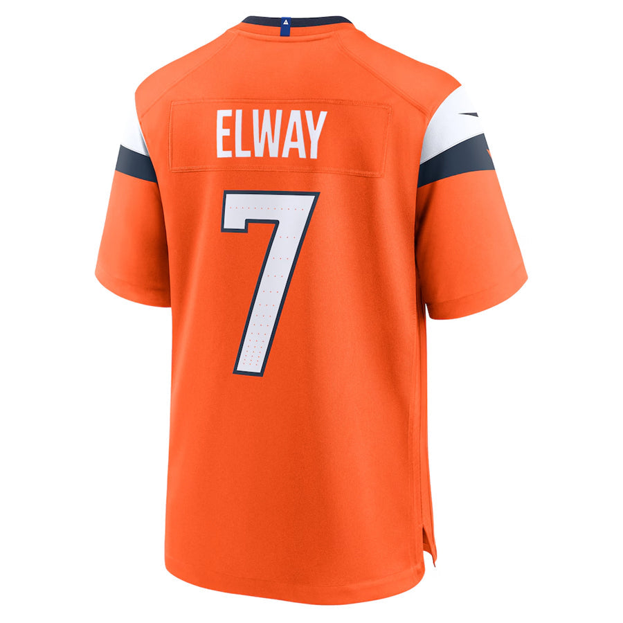 Kooe D.Broncos #7 John Elway Player Orange Home Game Stitched Jerseys