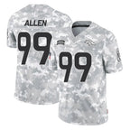 Kooe D.Broncos #99 Zach Allen Player Arctic Camo Salute To Service Limited Stitched Jerseys
