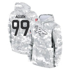 Kooe D.Broncos #99 Zach Allen Player Arctic Camo Salute to Service Hoodies Limited Game Stitched Jerseys