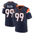 Kooe D.Broncos #99 Zach Allen Player Navy Home Game Stitched Jerseys