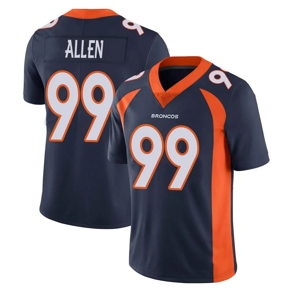 Kooe D.Broncos #99 Zach Allen Player Navy Vapor Untouchable Limited Game Stitched Jerseys