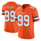 Kooe D.Broncos #99 Zach Allen Player Orange Vapor Untouchable Limited Home Game Stitched Jerseys