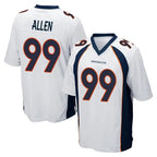 Kooe D.Broncos #99 Zach Allen Player White Game Stitched Jerseys