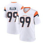 Kooe D.Broncos #99 Zach Allen Player White Home Game Stitched Jerseys