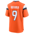 Kooe D.Broncos #9 Talanoa Hufanga Orange Team Game Stitched Jerseys