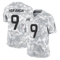 Kooe D.Broncos #9 Talanoa Hufanga Player Arctic Camo Salute To Service Limited Stitched Jerseys