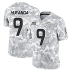 Kooe D.Broncos #9 Talanoa Hufanga Player Arctic Camo Salute To Service Limited Stitched Jerseys