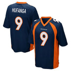 Kooe D.Broncos #9 Talanoa Hufanga Player Navy Game Stitched Jerseys