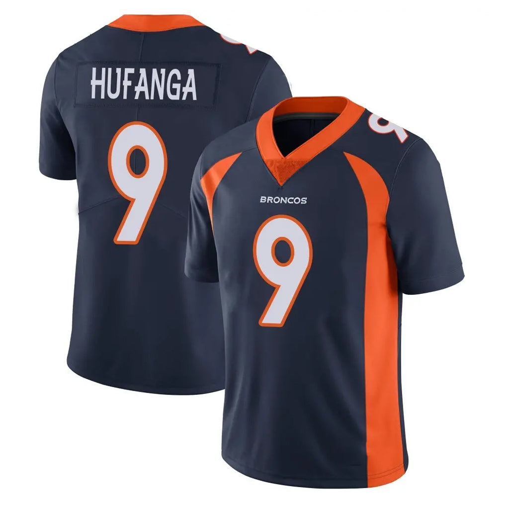Kooe D.Broncos #9 Talanoa Hufanga Player Navy Vapor Untouchable Limited Game Stitched Jerseys