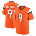 Kooe D.Broncos #9 Talanoa Hufanga Player Orange Home Game Stitched Jerseys