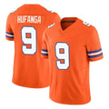 Kooe D.Broncos #9 Talanoa Hufanga Player Orange Limited Alternate Vapor F.U.S.E. Throwback Game Stitched Jerseys